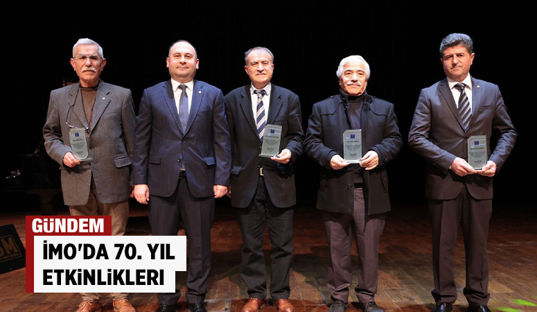 İMO'da 70. yıl etkinlikleri